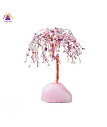 "Amour inconditionnel" - Grand arbre Feng Shui cristal et base en quartz rose Comment ça marche