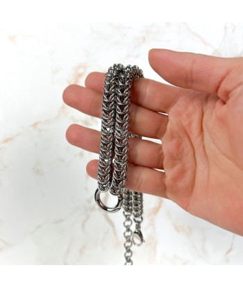 The only necklace you'll need, chainmail O ring choker with an openable ring, stainless steel suggérées chez