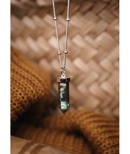 Collier Labradorite - Cristal prix