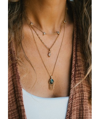 Collier Ras-du-Cou Labradorite - Éclat Subtil est présent 