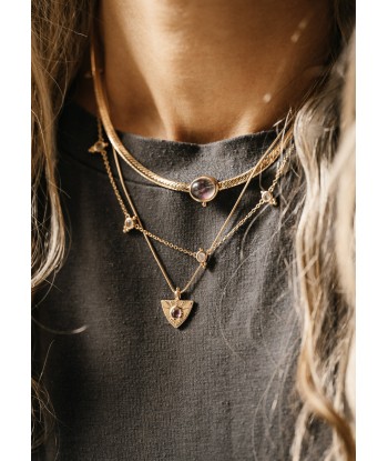 Collier Ras-du-Cou Labradorite - Éclat Subtil est présent 