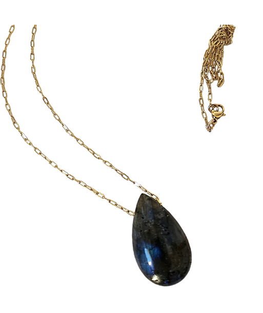 Collier Goutte en labradorite Le MVP de beaucoup