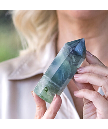 Grande Pointe de Fluorite [Confiance en soi] de la marque