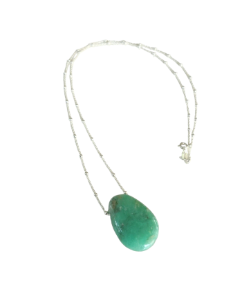 Pendentif Pierre percée Chrysoprase Les magasins à Paris et en Île-de-France