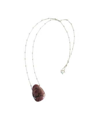 Pendentif Pierre percée Rhodonite vous aussi creer 