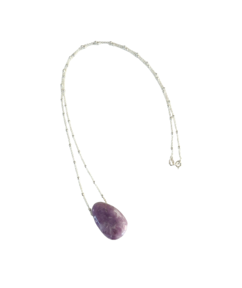 Pendentif Pierre percée Lepidolite en ligne des produits 