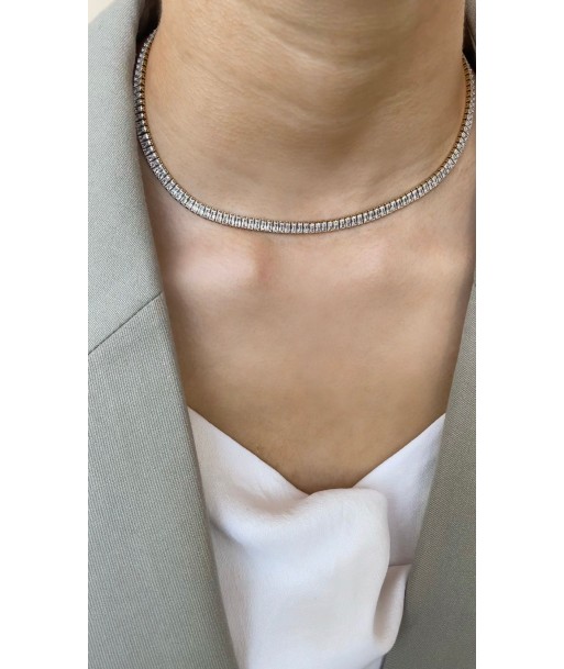 Baguette necklace sur le site 