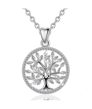 Collier Feuilles Chatoyantes (Argent) JUSQU'A -70%! 