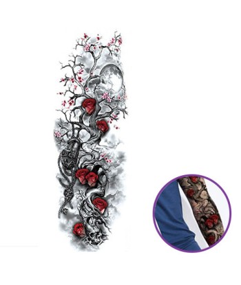 Tatouage Arbre de Vie (Éphémère)  Roses Rouges 50% de réduction en Octobre 2024