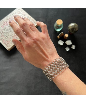 Chainmail bracelet European 4 in 1 stainless steel cuff offre 