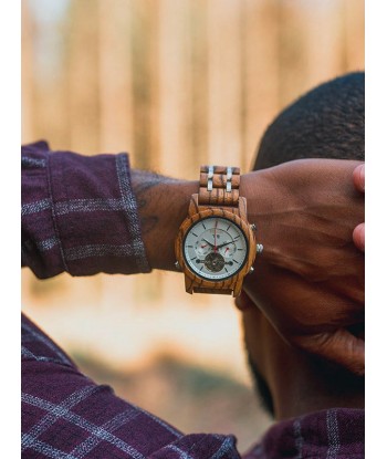 Montre en Bois Homme Mécanique - Notro Voir les baskets