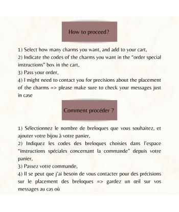 Votre propre collier de charme personnalisé, cotte de mailles 2 en 2, acier inoxydable Livraison rapide