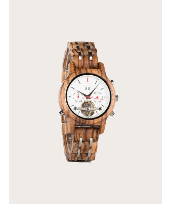 Montre en Bois Femme Mécanique - Platane destockage