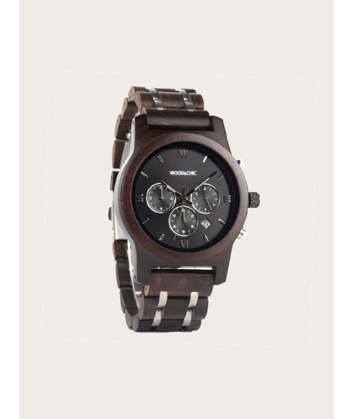 Montre en Bois Homme à Quartz - Acacia Comparez plus de prix