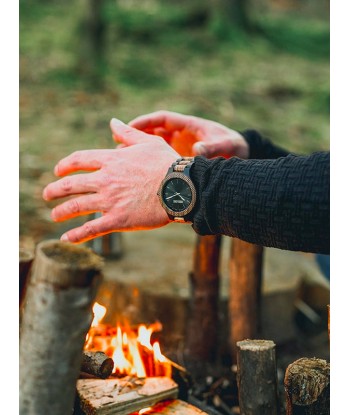 Montre en Bois Homme à Quartz - Agave Véritable concentré