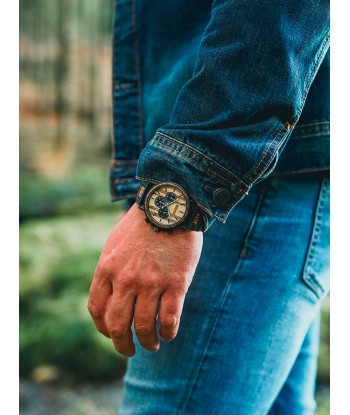 Montre en Bois Homme à Quartz - Viorne de la marque