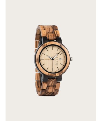 Montre en Bois Homme à Quartz - Rosa Canina 2 - 3 jours ouvrés.