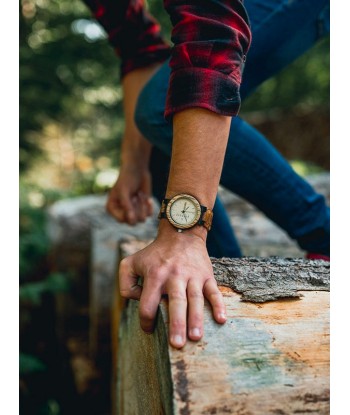 Montre en Bois Homme à Quartz - Rosa Canina 2 - 3 jours ouvrés.