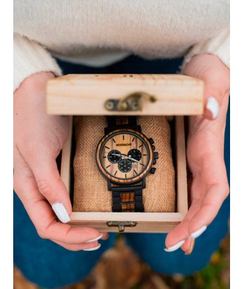 Montre en Bois Homme à Quartz - Viorne de la marque