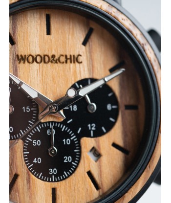 Montre en Bois Homme à Quartz - Viorne de la marque