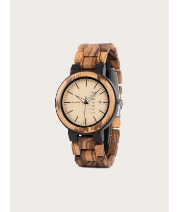 Montre en Bois Homme à Quartz - Rosa Canina 2 - 3 jours ouvrés.