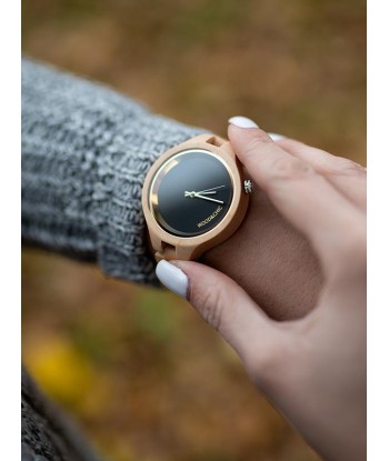 Montre en Bois Femme à Quartz - Teck store