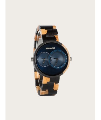 Montre en Bois Homme à Quartz - Oken destockage