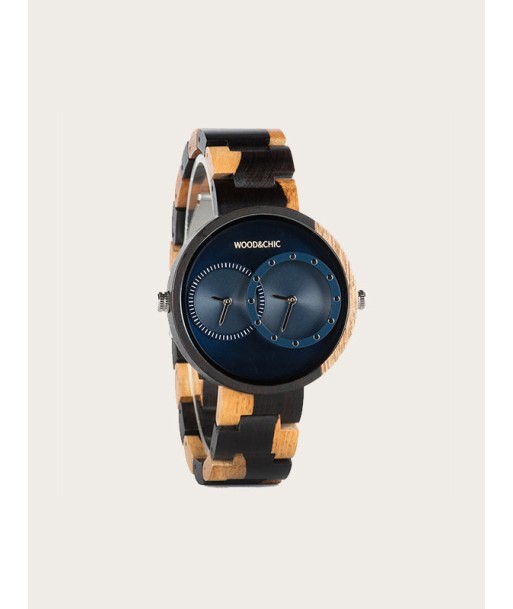 Montre en Bois Homme à Quartz - Oken destockage