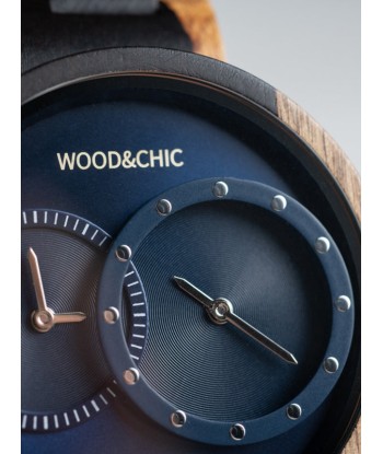 Montre en Bois Homme à Quartz - Oken destockage