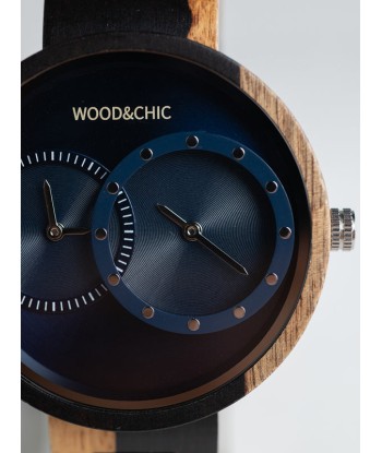 Montre en Bois Homme à Quartz - Oken destockage