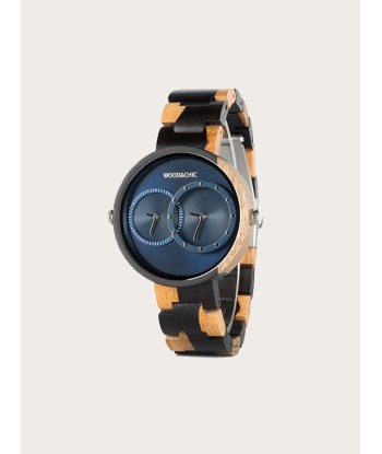 Montre en Bois Homme à Quartz - Oken destockage