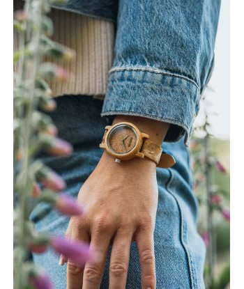 Montre en Bois Femme à Quartz - Liège À commander