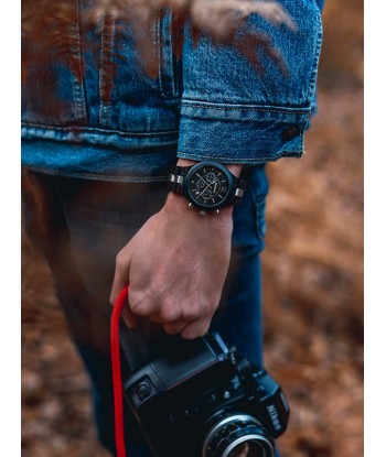 Montre en Bois Homme à Quartz - Théier en ligne