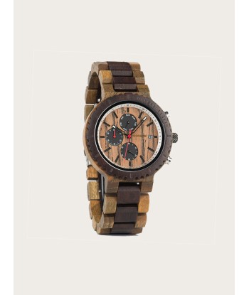 Montre en Bois Homme à Quartz - Acajou commande en ligne