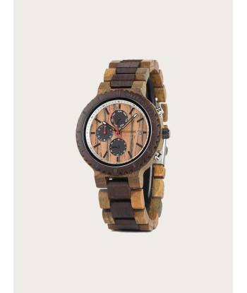 Montre en Bois Homme à Quartz - Acajou commande en ligne