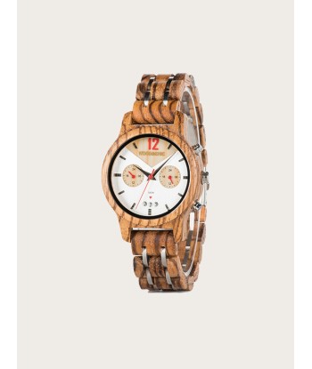 Montre en Bois Femme à Quartz - Jasmin paiement sécurisé