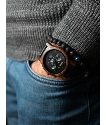 Montre en Bois Homme à Quartz - Longanier 2023