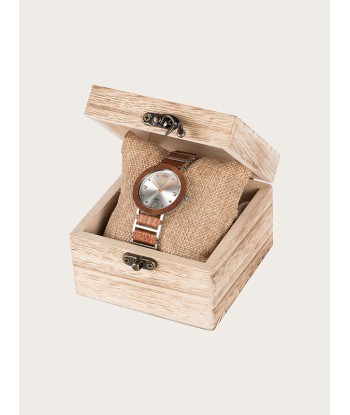 Montre en Bois Femme à Quartz - Noyer s'inspire de l'anatomie humaine