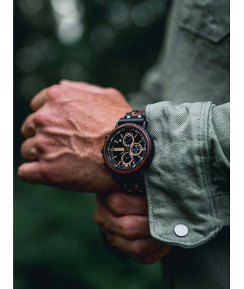 Montre en Bois Homme à Quartz - Acerola de France