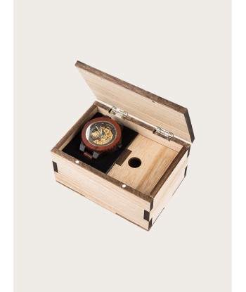 Montre en Bois Homme Mécanique - Séquoia Pour