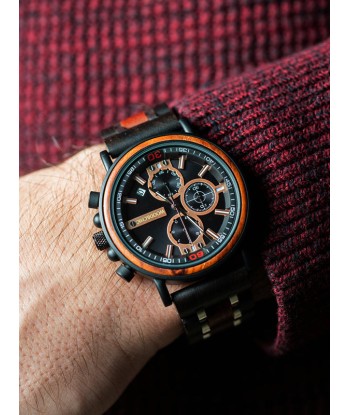 Montre en Bois Homme à Quartz - Acerola de France