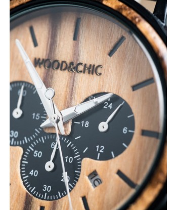 Montre en Bois Homme à Quartz - Vigne plus qu'un jeu 