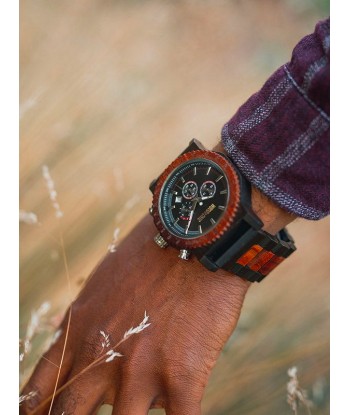 Montre en Bois Homme à Quartz - Torreya Economisez 