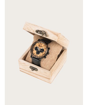 Montre en Bois Homme à Quartz - Vigne plus qu'un jeu 