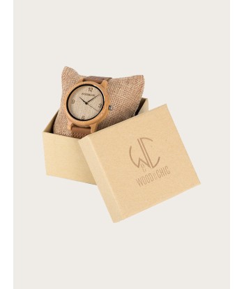 Montre en Bois Homme à Quartz - Argousier en stock