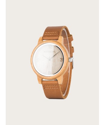 Montre en Bois Homme à Quartz - Argousier en stock