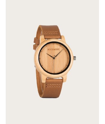 Montre en Bois Homme à Quartz - Bambou pas chere