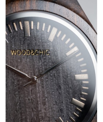 Montre en Bois Homme à Quartz - Continus de pas cher