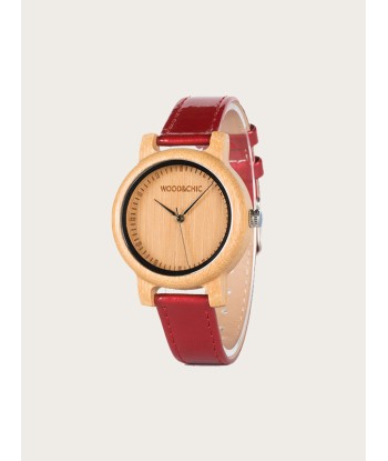 Montre en Bois Femme à Quartz - Limba Véritable concentré