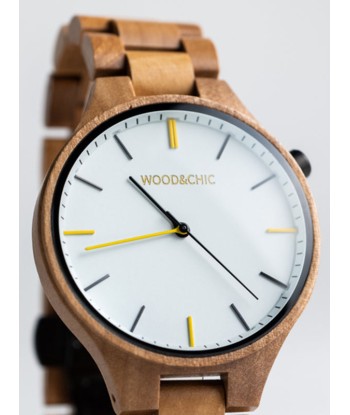 Montre en Bois Homme à Quartz - Zelkova pas cher